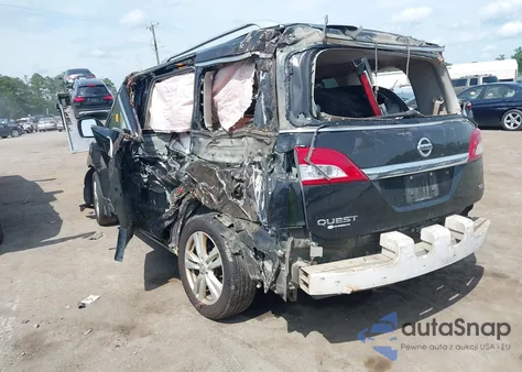 2015 Nissan Quest Sl from USA, damaged, VIN JN8AE2KP2F9124176